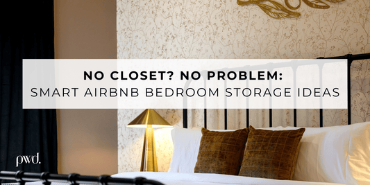 No Closet? No Problem: Smart Airbnb Bedroom Storage Ideas