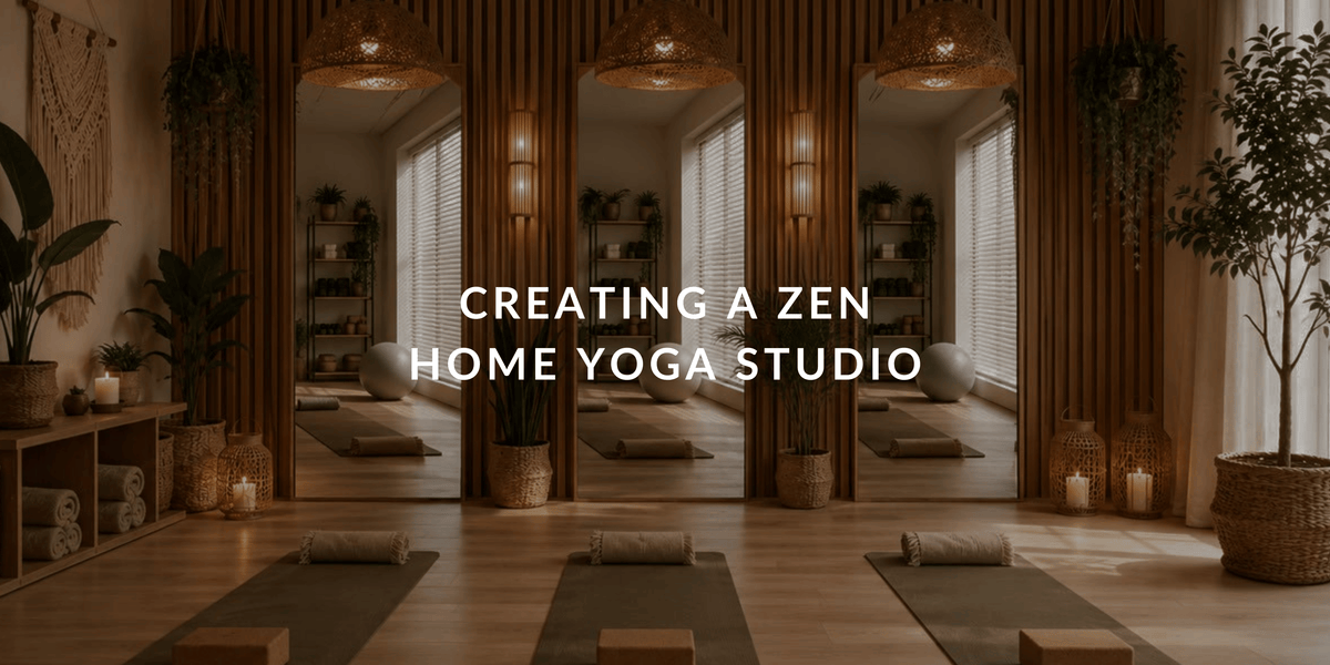 Creating a Zen Home Yoga Studio