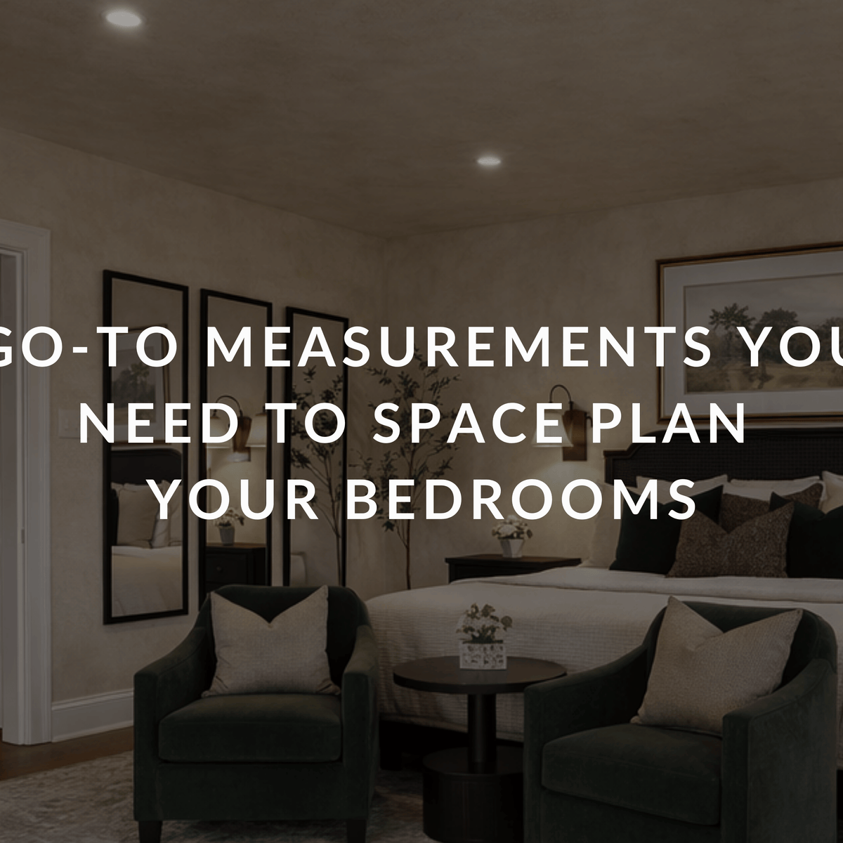 Go-to Measurements You Need to Space Plan Bedrooms – Pink Wall Designs