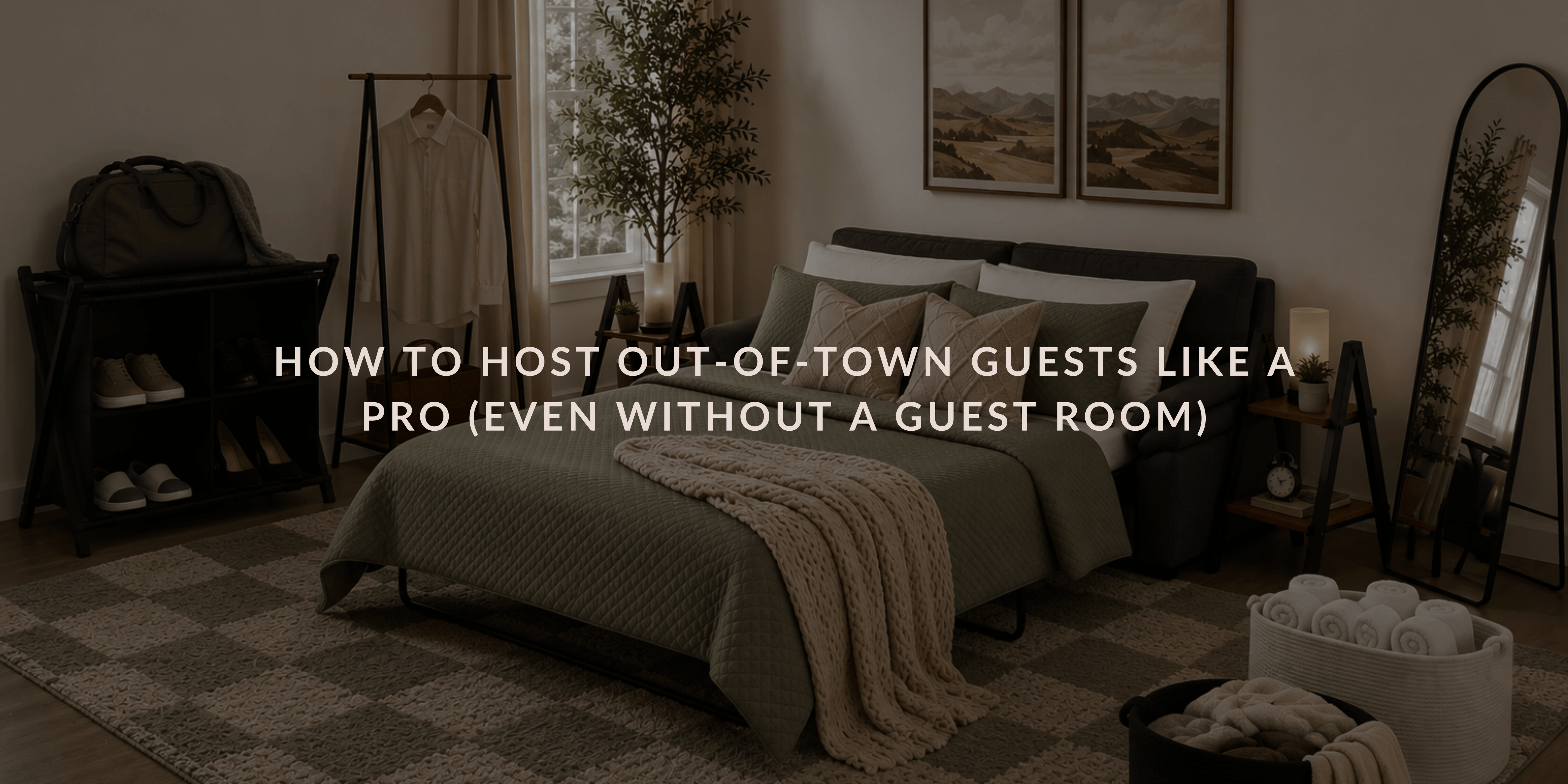 How to Host Out-of-Town Guests Like a Pro (Even Without a Guest Room)