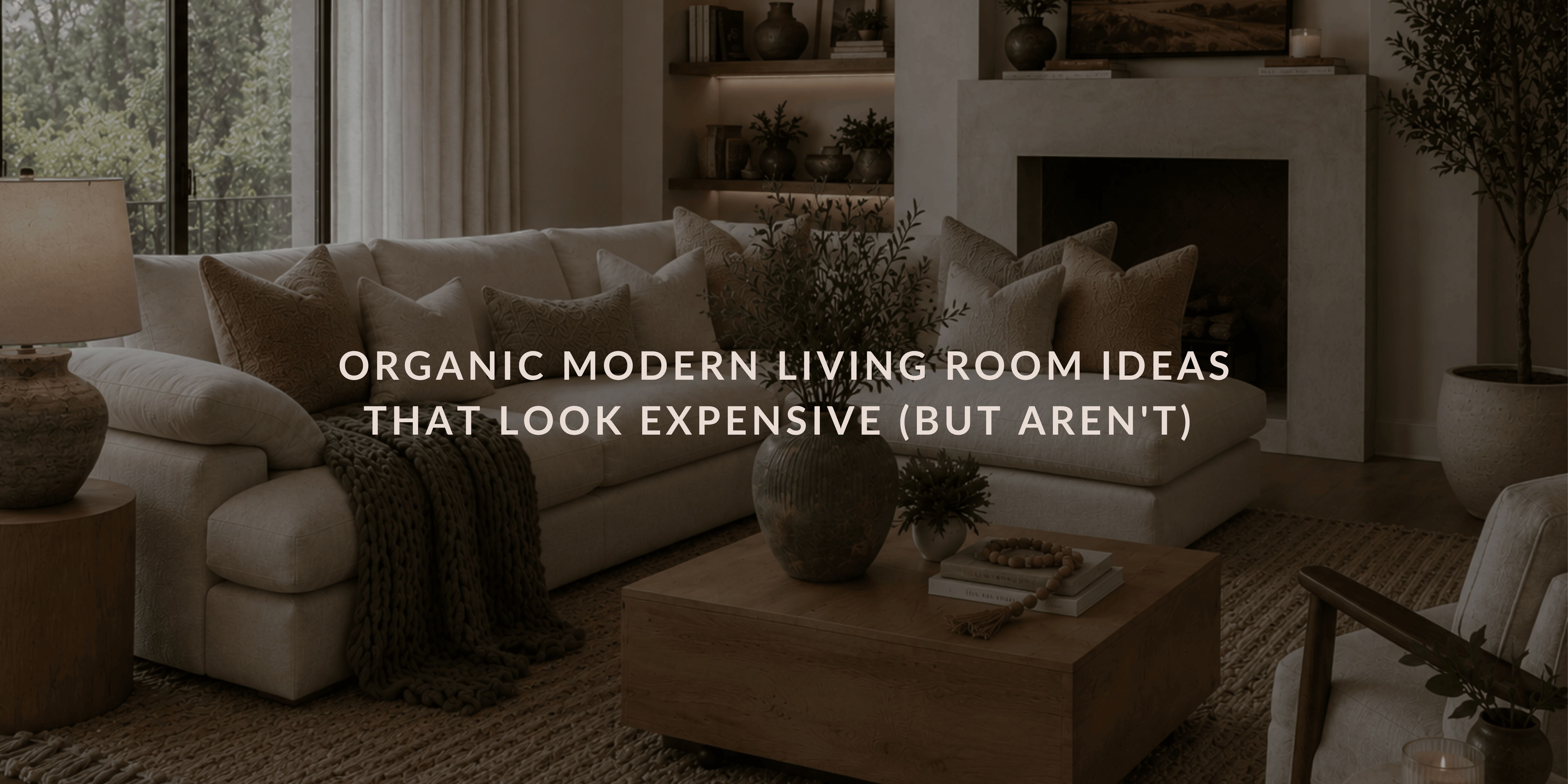Organic Modern Living Room Ideas That Look Expensive (But Aren't)