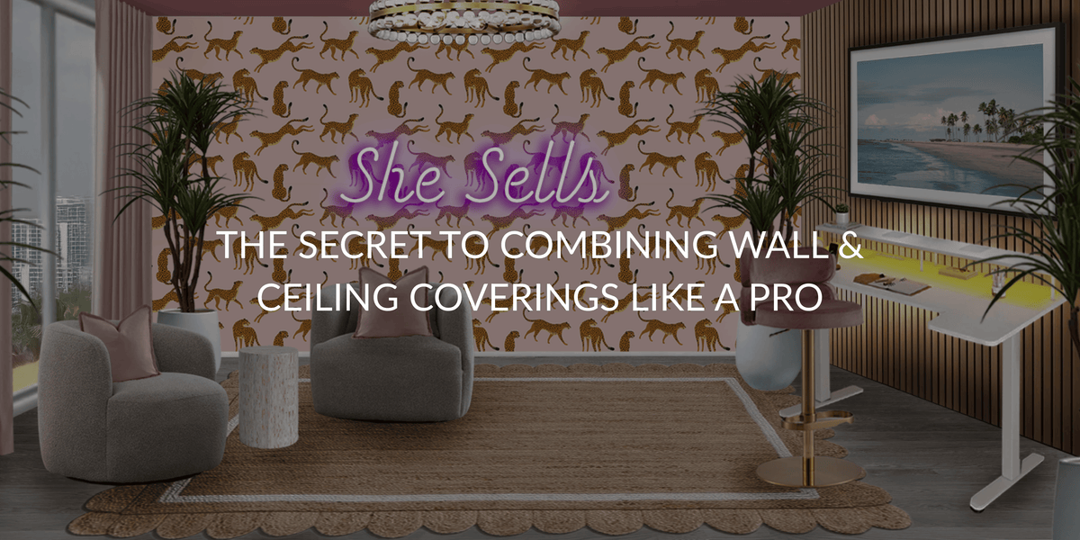 The Secret to Combining Wall & Ceiling Coverings Like a Pro